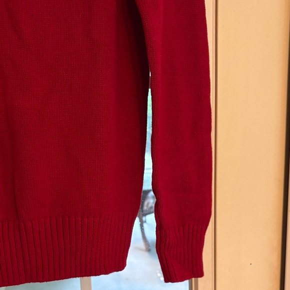JEANNE PIERRE Ladies Crimson Turtleneck Sweater - Picture 7 of 9